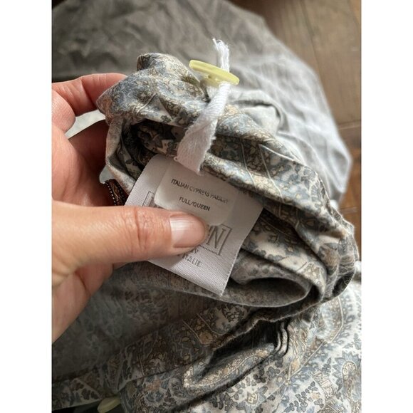 Restoration Hardware Italian Cypress Full/Queen Duvet Cover 100% Cotton 85x90 - Picture 4 of 6